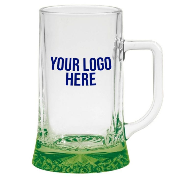14 oz Glass Mug with Glow Bottom main image